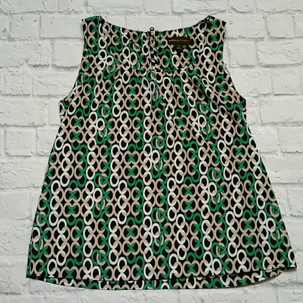 Chainlink Design Sleeveless Top
